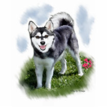 Alaskan Klee Kai Art Cut Outs