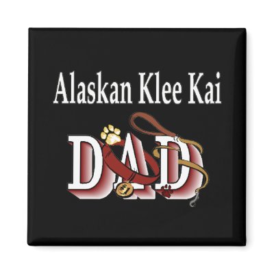 alaskan klee kai dad Magnet by DogsByDezign
