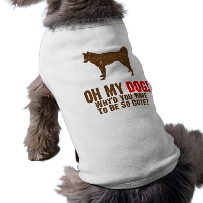 Alaskan Klee Kai Dog T Shirt by DogSpeed
