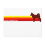Alaskan Klee Kai With Stripes Postcard