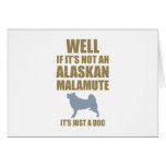 Alaskan Malamute Greeting Card