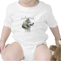 Alaskan Malamute Dad 2 t-shirts