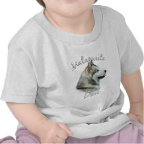 Alaskan Malamute Dad 2 t-shirts