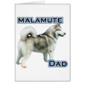 Alaskan Malamute Dad 4 cards