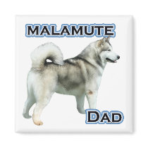 Alaskan Malamute Dad 4 - Magnet