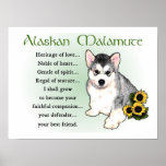 Alaskan Malamute Gifts Print