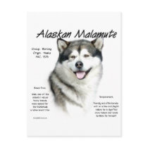 Alaskan Malamute History Design
