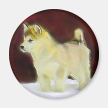 Alaskan Malamute magnet
