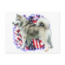 Alaskan Malamute Patriot Post Card