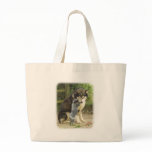 Alaskan Malamute with Cattle Dog pup Bag