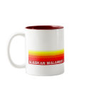 Alaskan Malamute With Stripes Mug