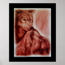 Alaskan Snow Wolves Posters