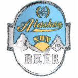 alaskan sun beer photo sculpture