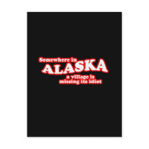Alaskan village idiot postcards