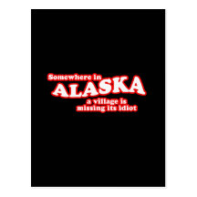 Alaskan village idiot postcards