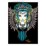 "Alaura" Gothic Guardian Angel Card