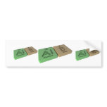 Alb as Al Aluminium and B Boron Bumper Stickers