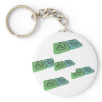 Alba as Aluminium Al and Barium Ba Key Chains