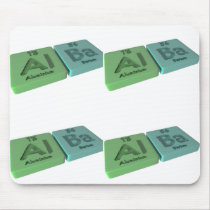 Alba as Aluminium Al and Barium Ba Mouse Pads