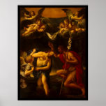 Albani Francesco Baptism of Christ Print