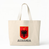 Albania Coat of Arms Canvas Bag
