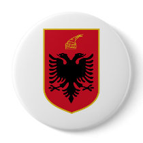 Albania Coat of Arms Button
