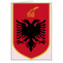 Albania Coat of Arms detail Greeting Card