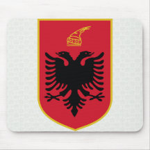 Albania Coat of Arms detail Mousepad