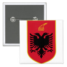Albania Coat of Arms detail Pin