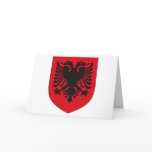 Albania Coat of Arms Greeting Card