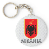Albania Coat of Arms Key Chains