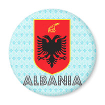 Albania Coat of Arms Fridge Magnets