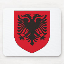 Albania Coat of Arms Mousepad