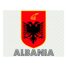 Albania Coat of Arms Postcards