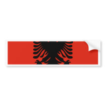 Albania Flag Bumper Stickers