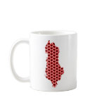 Albania Flag-hearts Map Customizable Mug