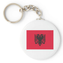 Albania Flag Key Chain