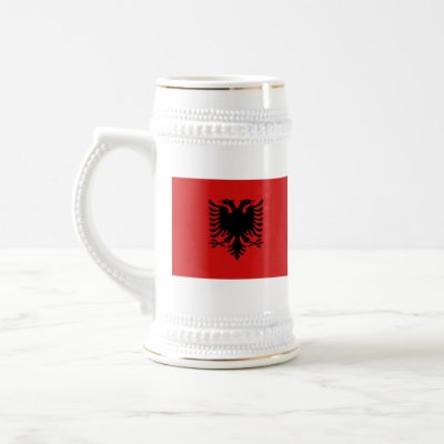 Albania Flag ~ Map Mug by FlagAndMap