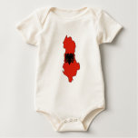 Albania flag map t-shirts