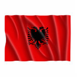 ALBANIA FLAG photo sculptures