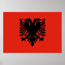 Albania Flag Poster