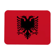 Albania Flag Premium Magnet
