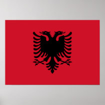 Albania Flag Print