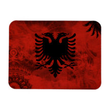 Albania Flag Rectangular Magnet