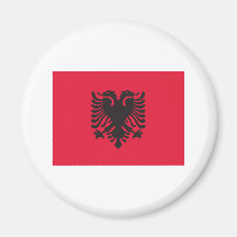 Albania Flag Refrigerator Magnet