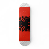 Albania Flag Skate Deck