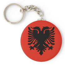 Albania High quality Flag Keychain