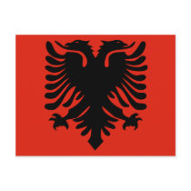 Albania High quality Flag Postcards