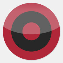 Albania Round Stickers