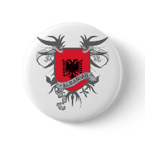Albania Shield 3 Pinback Buttons